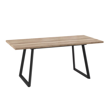 Стол LOFT-140, раздвижной 140(180)х85, ДУБ КАНЬОН/ЧЕРНЫЙ LOFT 140